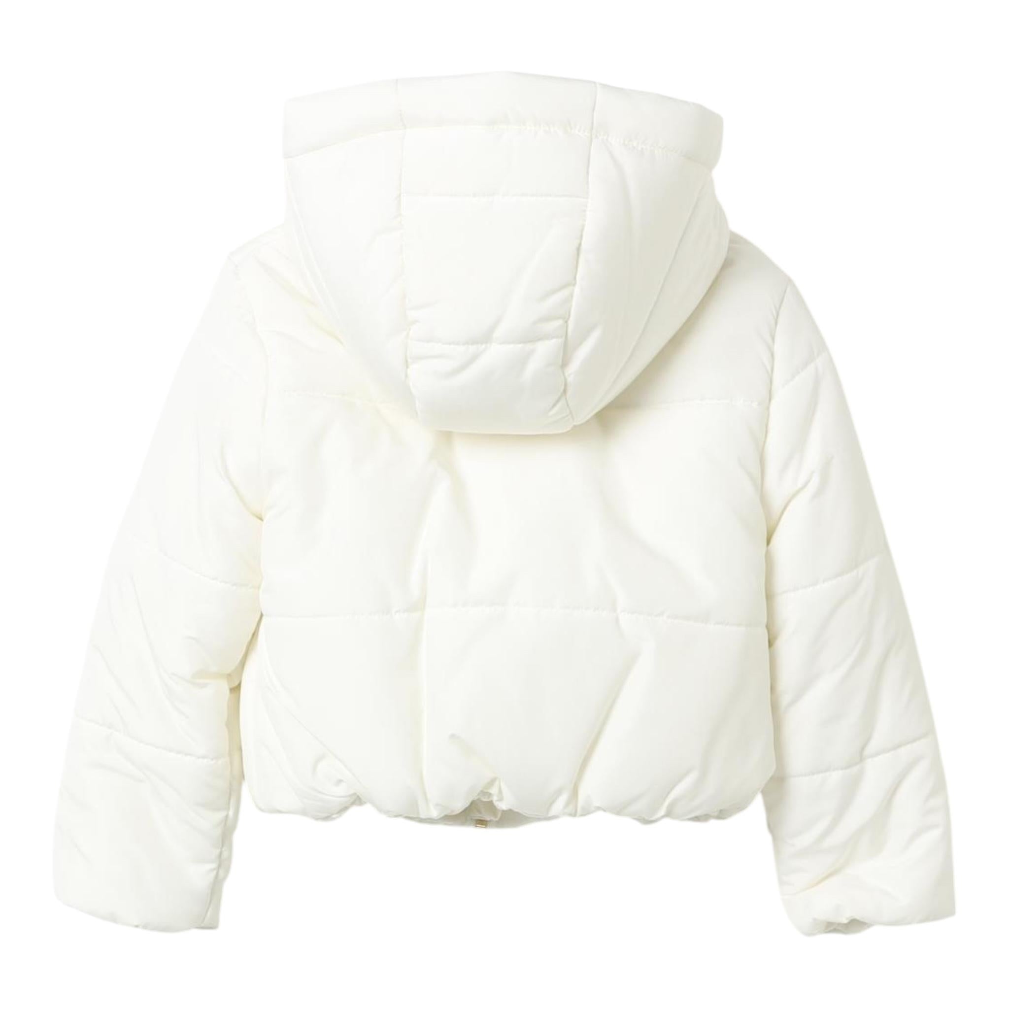 ELISABETTA FRANCHI giubbino tinta unita con cappuccio Bianco per Bambina EGGB033 BIANCO ELISABETTA FRANCHI 