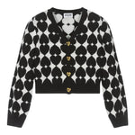 MOSCHINO cardigan stampa fantasia Bianco/nero per Bambina HDW026 BIANCO/NERO MOSCHINO 