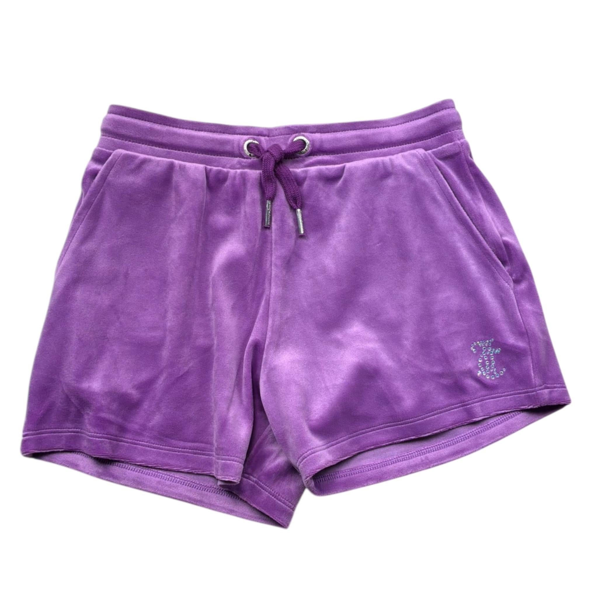 Juicy Couture Completo 2 Pezzi T-Shirt-Short Bicolore per Bambina JBX6511X VIOLA/PANNA JUICY COUTURE 