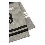 JOHN RICHMOND felpa chiusa con cappuccio tinta unita con stampa in contrasto Grigio per Bambino RBA25066FE GRIGIO JOHN RICHMOND 