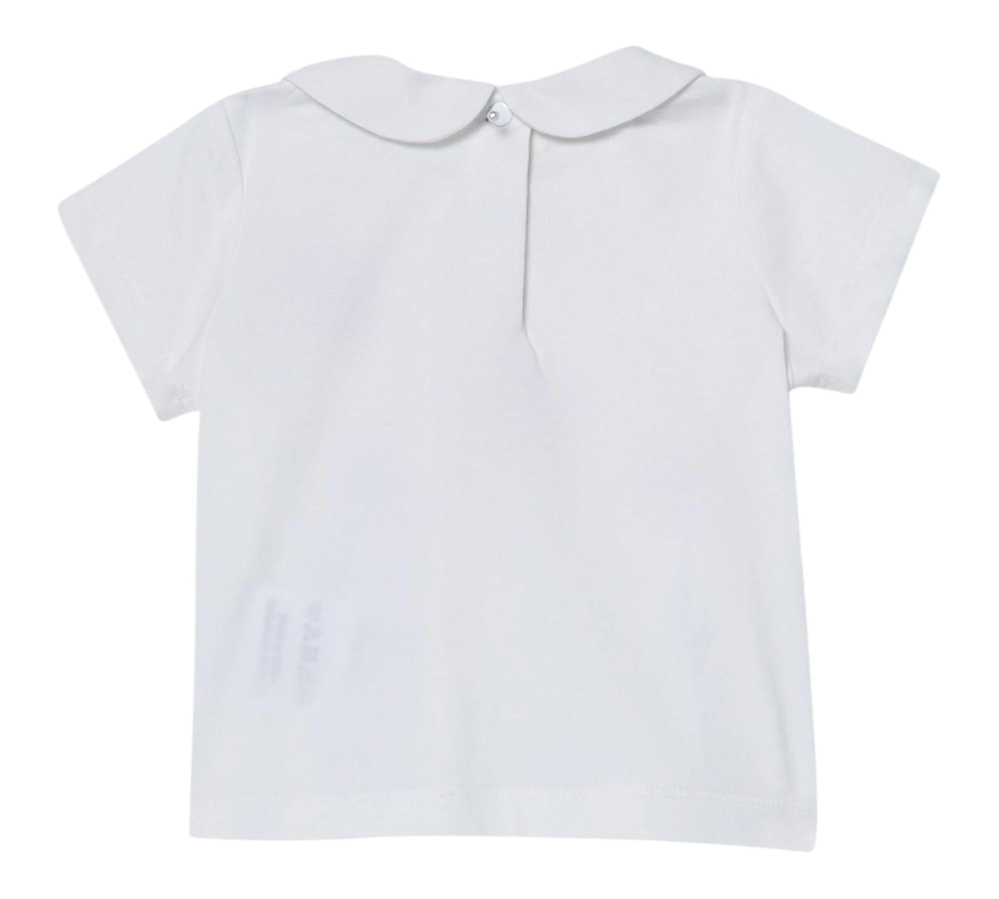 Liu Jo T-Shirt Girocollo Tinta Unita con Stampe per Neonata HA5045X BIANCO LIU JO 
