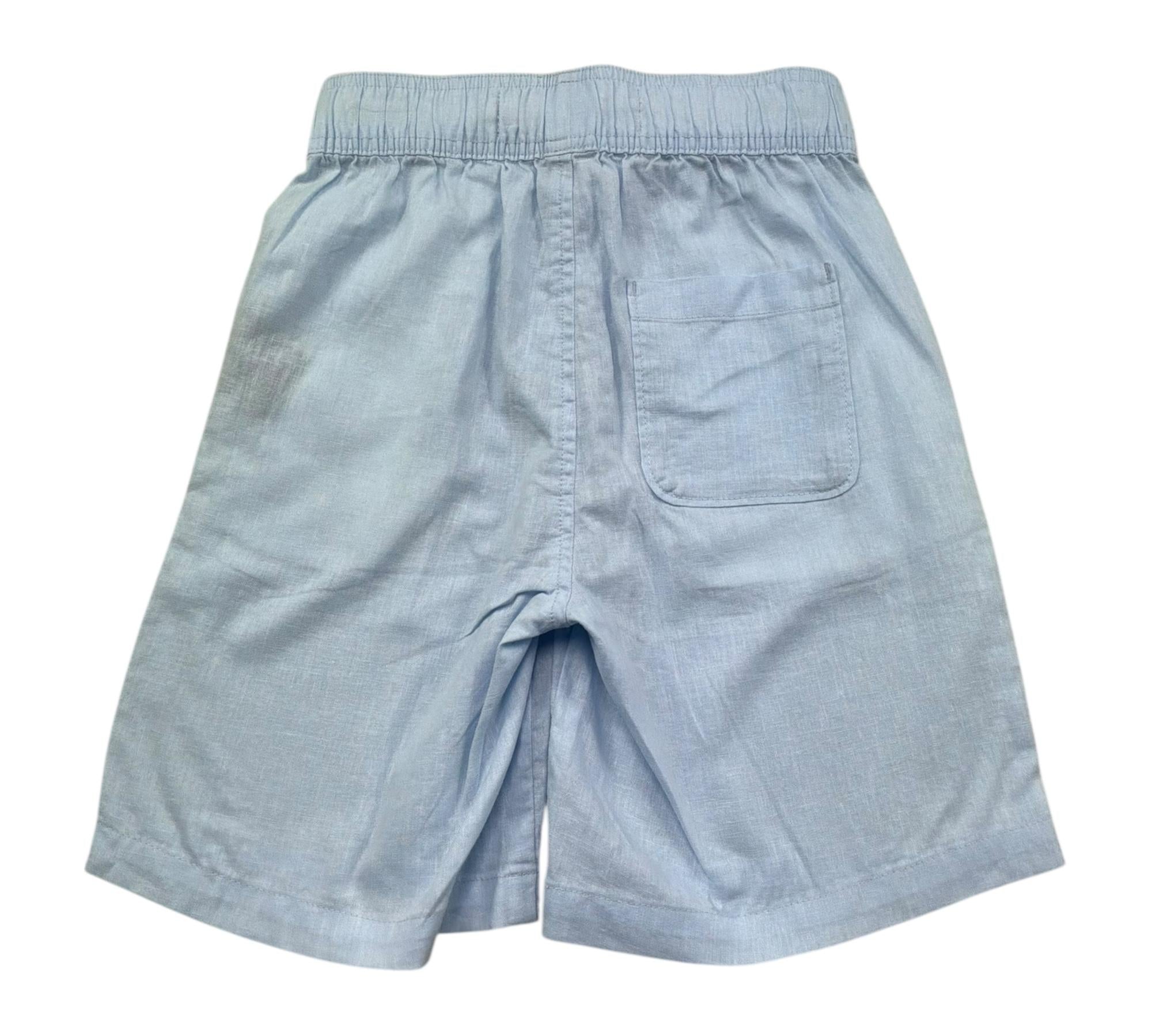 Trussardi Completo 2 Pezzi Camicia-Bermuda Tinta Unita per Bambino TBP26019CL AZZURRO TRUSSARDI 