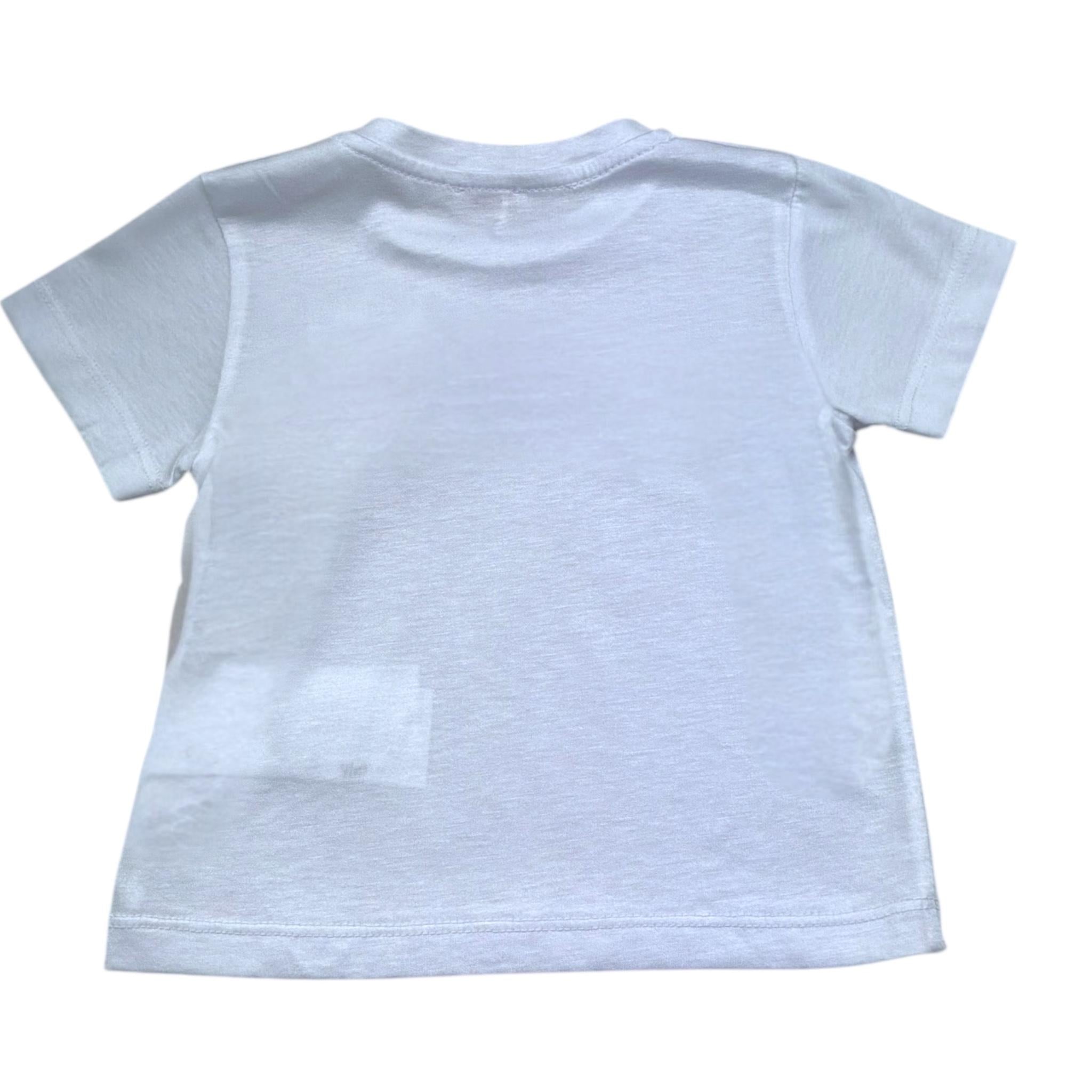 Le Bebe' T-Shirt Girocollo Tinta Unita per Neonato LBB5371 BIANCO LE BEBE' 