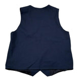 Manuel Ritz Gilet tinta unita con Bottoni Blu per Bambino MR2929 BLU MANUEL RITZ 
