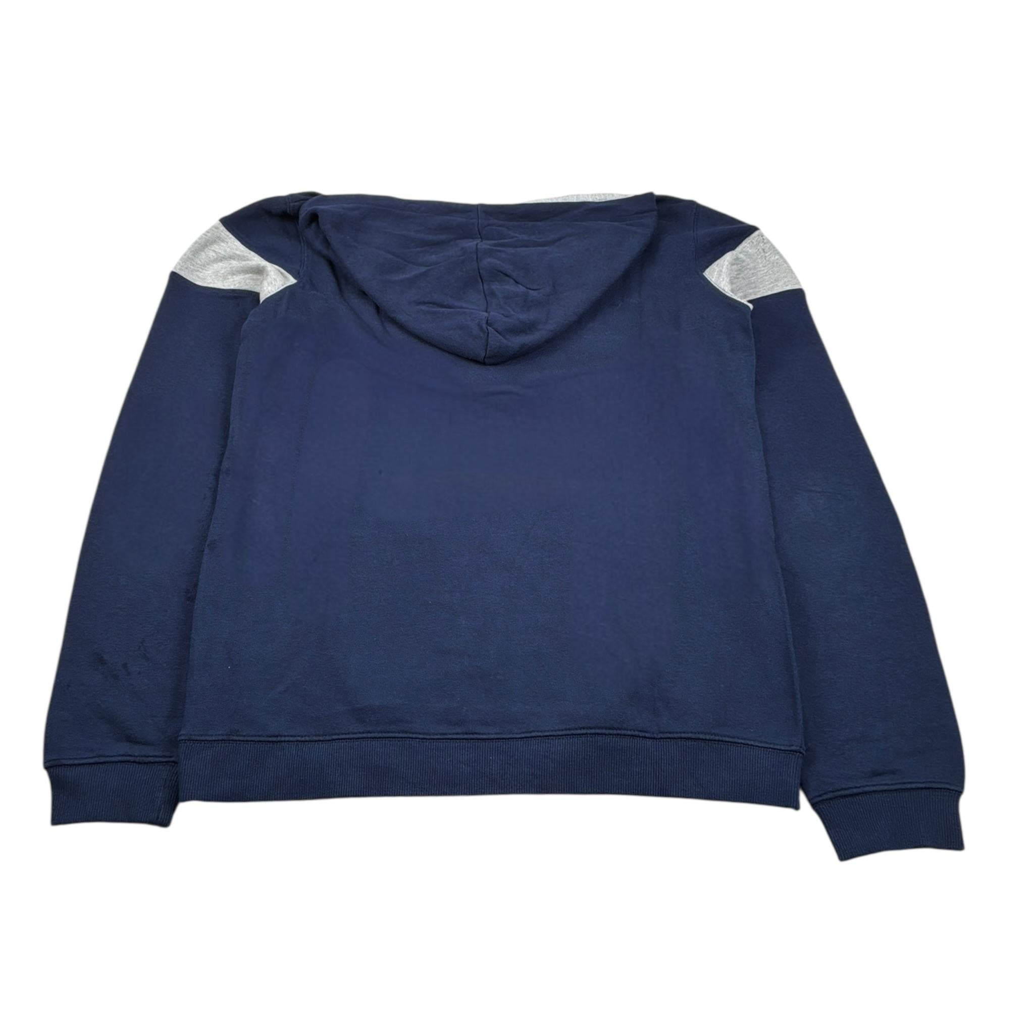 Guess Felpa tinta unita con Cappuccio E Stampa Blu per Bambino L91Q09 BLU GUESS 