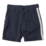 Fay Bermuda Tinta Unita con Profili In Contrasto per Bambino 5Q6049 BLU FAY 