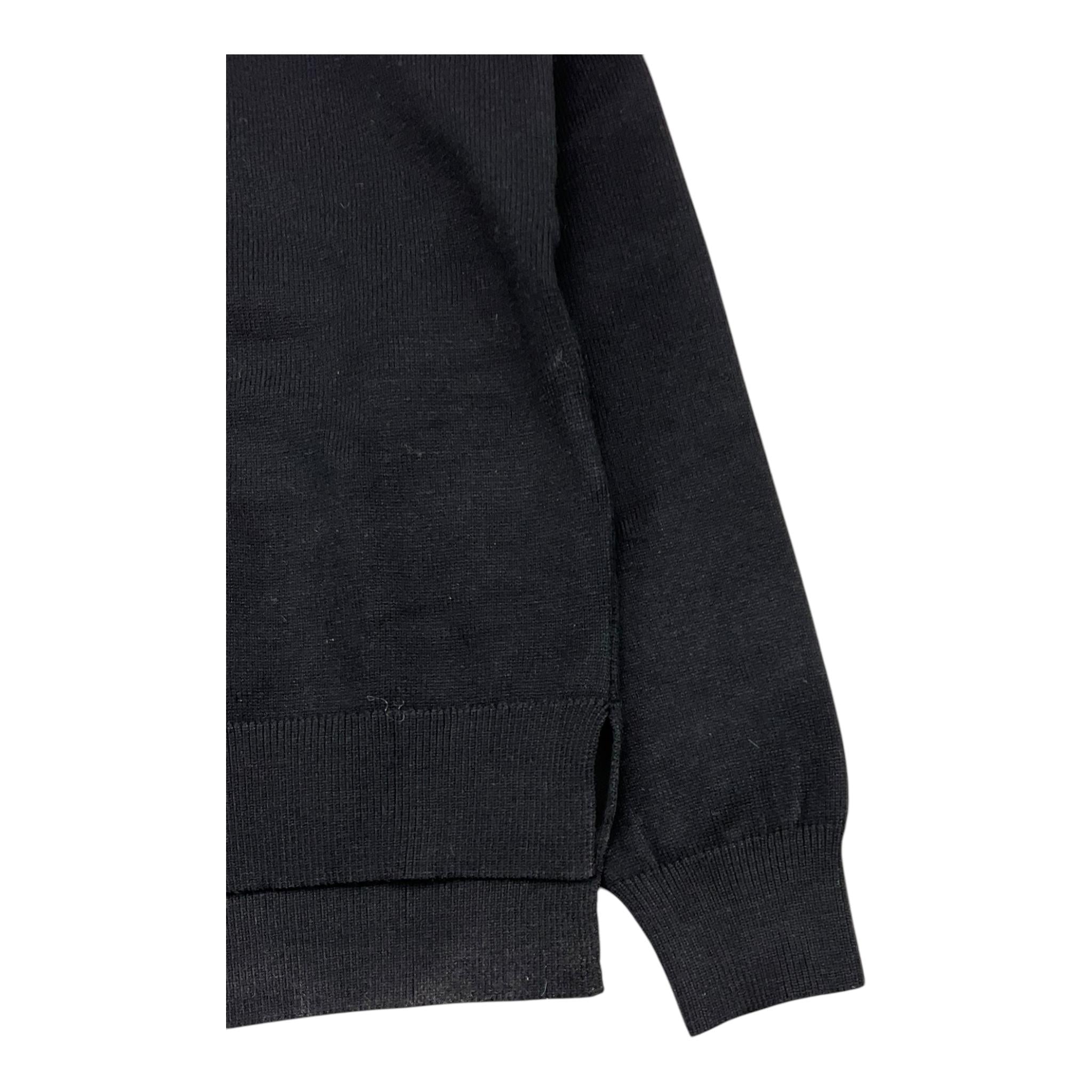 LU LU BY MISS GRANT maglia girocollo tinta unita Nero per Bambina LL0743X NERO LU LU BY MISS GRANT 