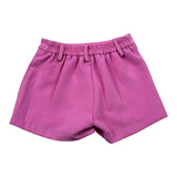 M+E' Short Tinta Unita con Elastico In Vita per Neonata UE1743 ROSA M+E' 