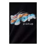 Msgm T-Shirt Girocollo Tinta Unita con Stampa per Bambino S5MSJBTH280 NERO MSGM 