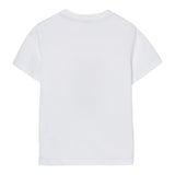 Jeckerson T-Shirt Girocollo Tinta Unita con Stampa per Bambino 520TJMBS25 BIANCO JECKERSON 