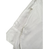 Dondup Camicia Manica Lunga Tinta Unita con Ricamo Logo per Bambina DFCA037XX BIANCO DONDUP 