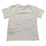 Iceberg T-Shirt Girocollo Tinta Unita con Stampe In Contrasto per Neonato TSICE5106B BIANCO ICEBERG 