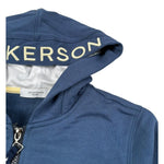 Jeckerson Felpa con Zip E Cappuccio Tinta Unita per Bambino JB4100 BLU JECKERSON 