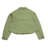 Replay Camicia Tinta Unita con Stampa per Bambina SG8301 VERDE REPLAY 