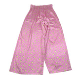 Lu Lu By Miss Grant Pantalone Tinta Unita con Fantasia Fiori per Bambina LL3666 ROSA LU LU BY MISS GRANT 
