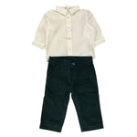 LALALU' completo 3 pezzi cardigan-camicia-pantalone Blu per Neonato CTL012NN BLU LALALU' 