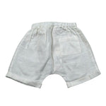 Zhoe & Tobiah Bermuda Tinta Unita con Elastico In Vita per Neonato LN3B PANNA ZHOE & TOBIAH 