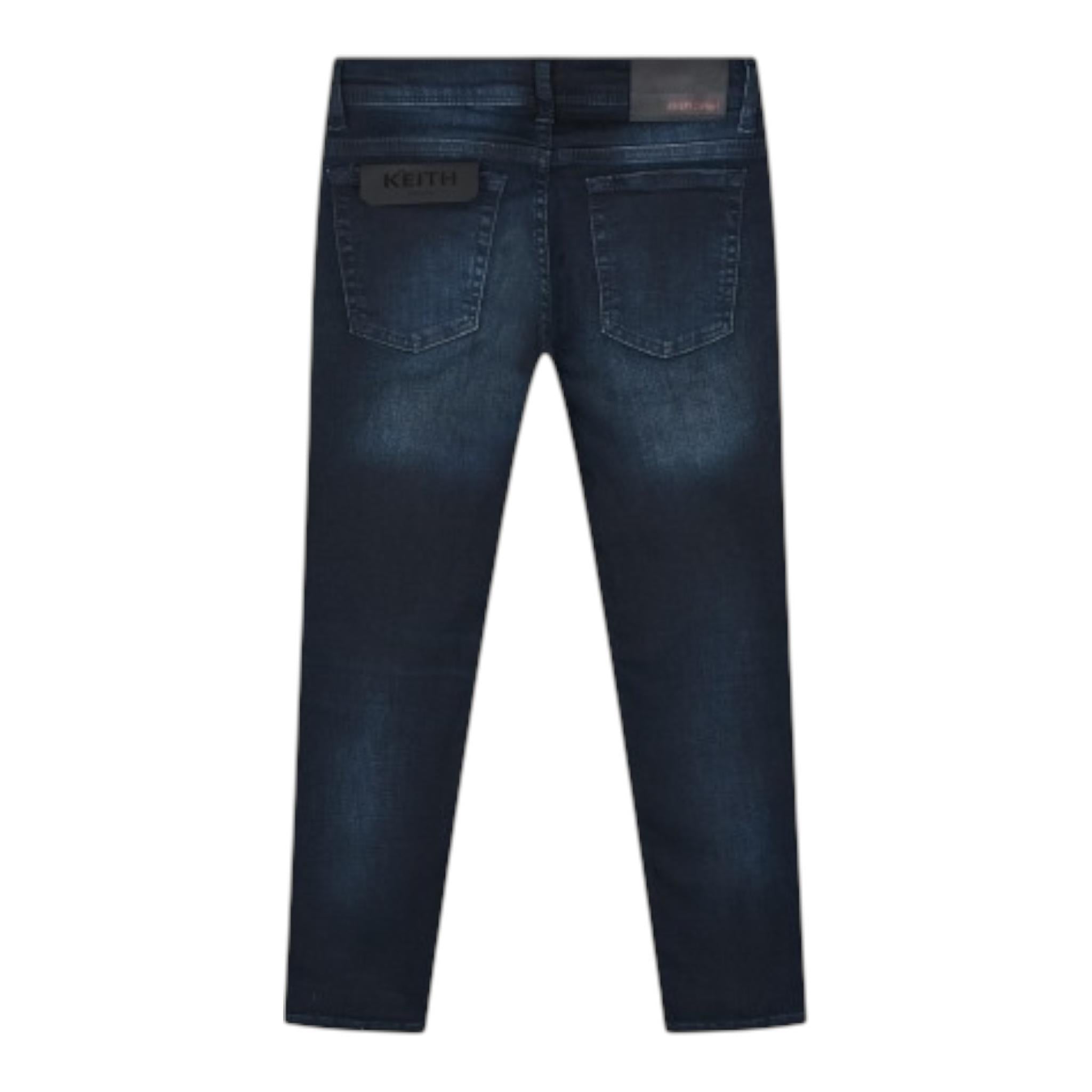 Antony Morato Jeans Tinta Unita con Girovita Regolabile per Bambino MKDT00064X BLU ANTONY MORATO 