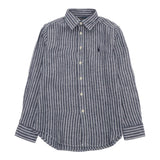 Ralph Lauren Camicia Tinta Unita con Fantasia A Righe per Bambino 323962145001X BLU RALPH LAUREN 