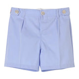 Gucci Bermuda Tinta Unita con Profili Logo per Neonato 810878 AZZURRO GUCCI 
