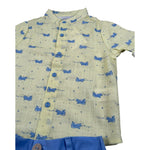 Paz Rodriguez Completo 2 Pezzi Camicia-Bermuda per Neonato 006150731 GIALLO PAZ RODRIGUEZ 