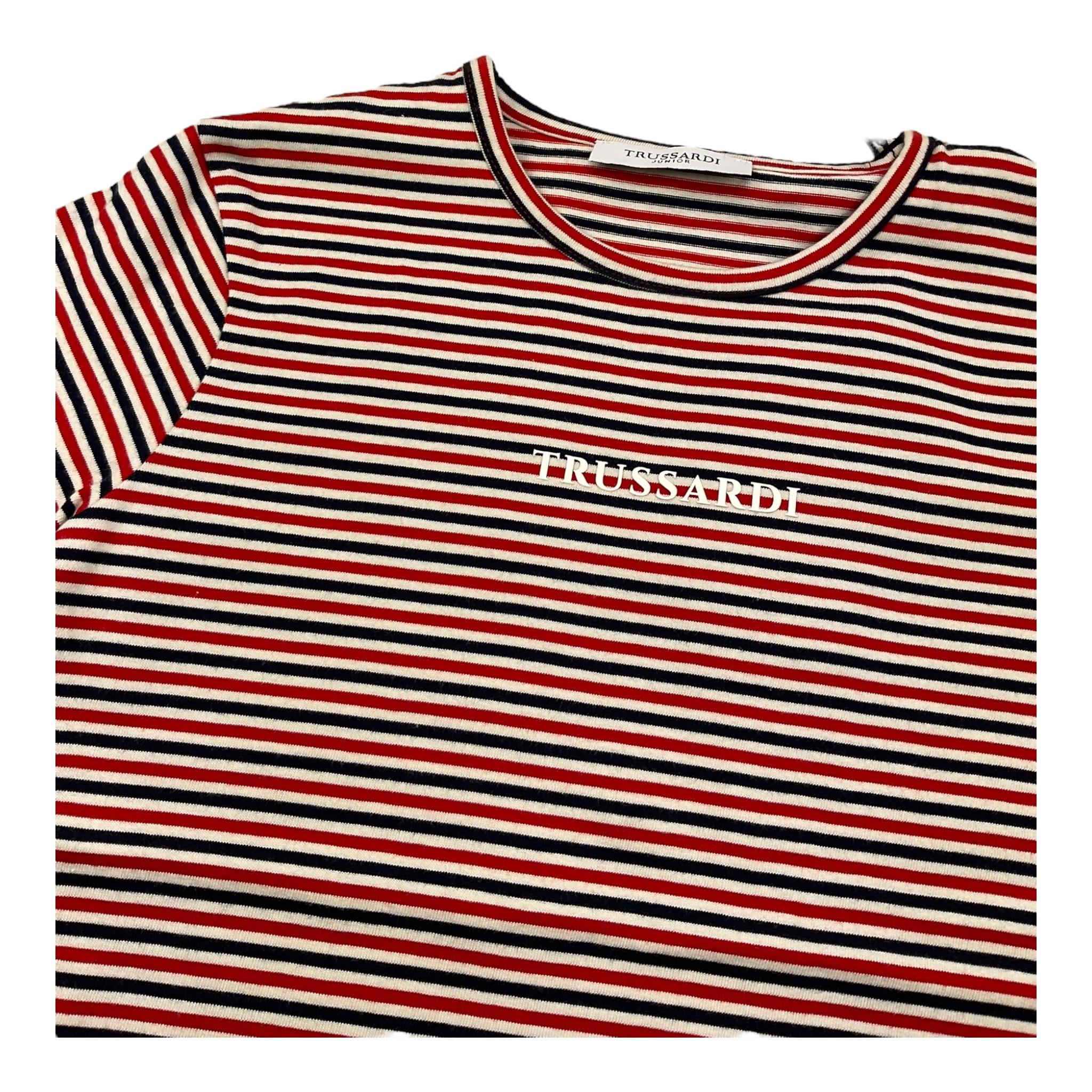 TRUSSARDI t-shirt girocollo fantasia a righe Multicolor per Bambino TGA25953TS MULTICOLOR TRUSSARDI 