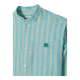 Etro Camicia Tinta Unita con Stampa per Bambino GW5P40 AZZURRO ETRO 