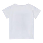 Liu Jo T-Shirt Girocollo tinta unita con Stampa E Brillantini Bianco per Neonata KA5093XXXN BIANCO LIU JO 