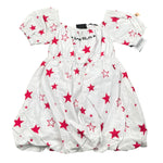 Marc Ellis Abito Tinta Unita con Stampa per Neonata JMNDR14283 BIANCO MARC ELLIS 