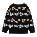 MONNALISA maglia girocollo tinta unita cn ricami in contrasto Nero per Bambina 19B619 NERO MONNALISA 