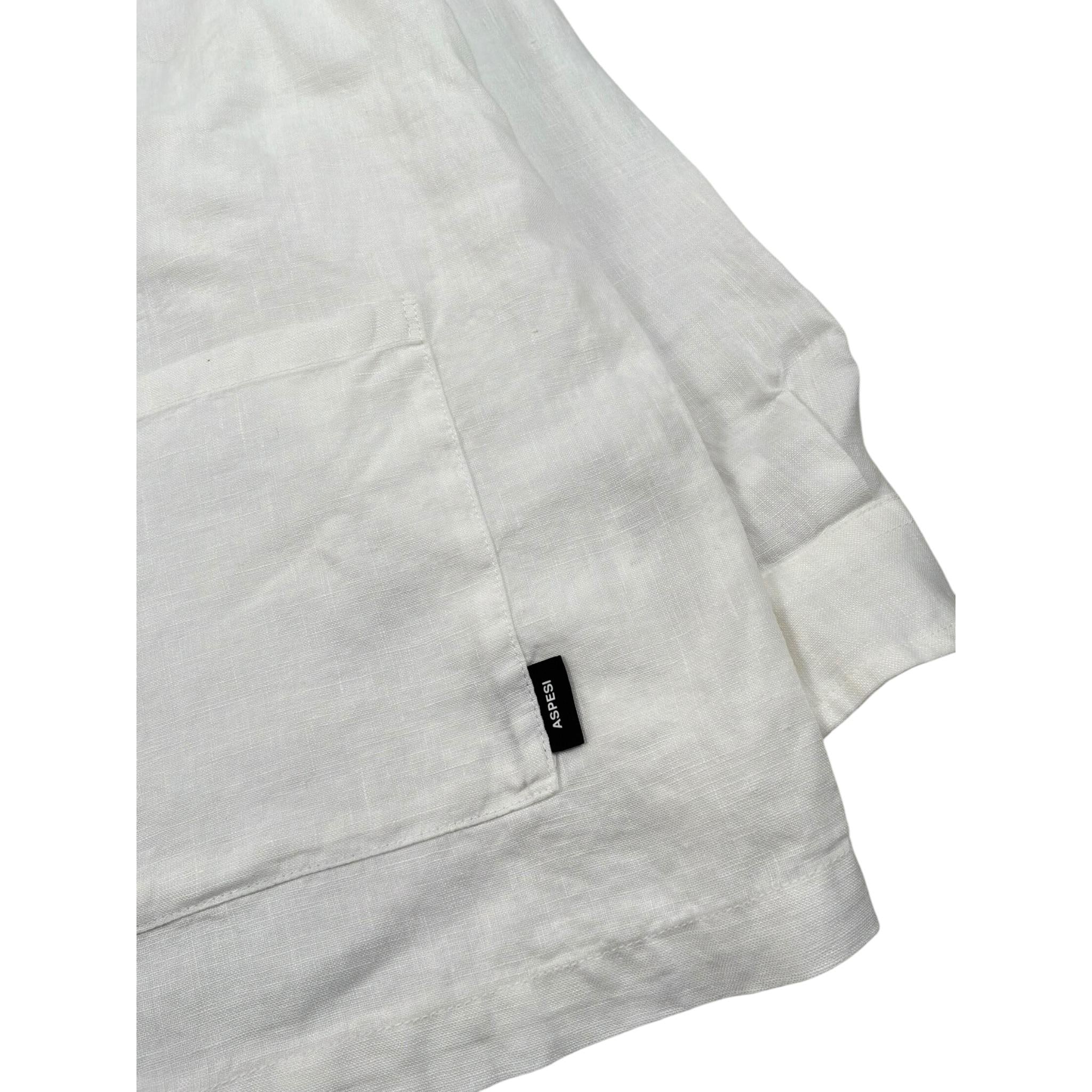 Aspesi Camicia Manica Lunga Tinta Unita per Bambino S24002GCL600 PANNA ASPESI 