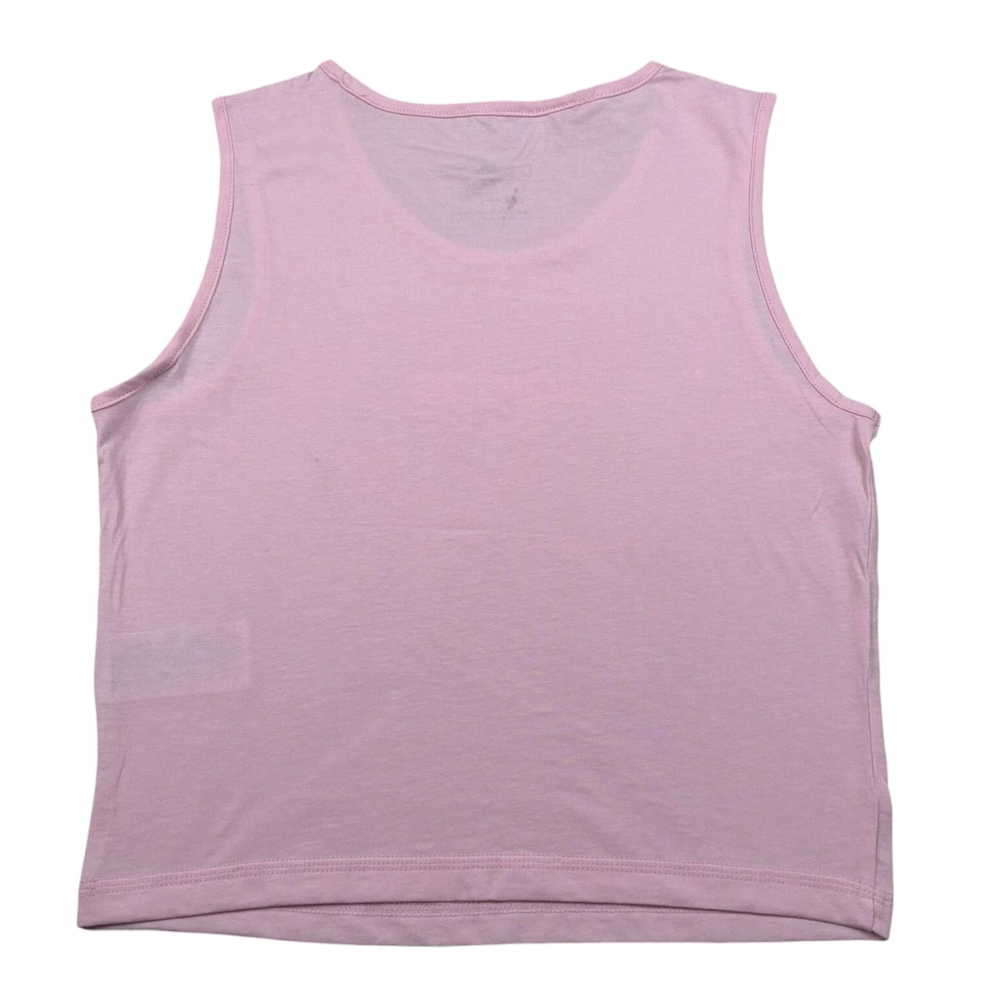 Adidas Top Tinta Unita Giromanica con Logo per Bambina JC9734 ROSA Adidas 