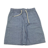 Calvin Klein Bermuda Tinta Unita con Elastico In Vita per Bambino IB0IB02423 BLU CALVIN KLEIN 