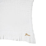 Guess Top Tinta Unita con Logo per Bambina J5GH01WG5S2X BIANCO GUESS 