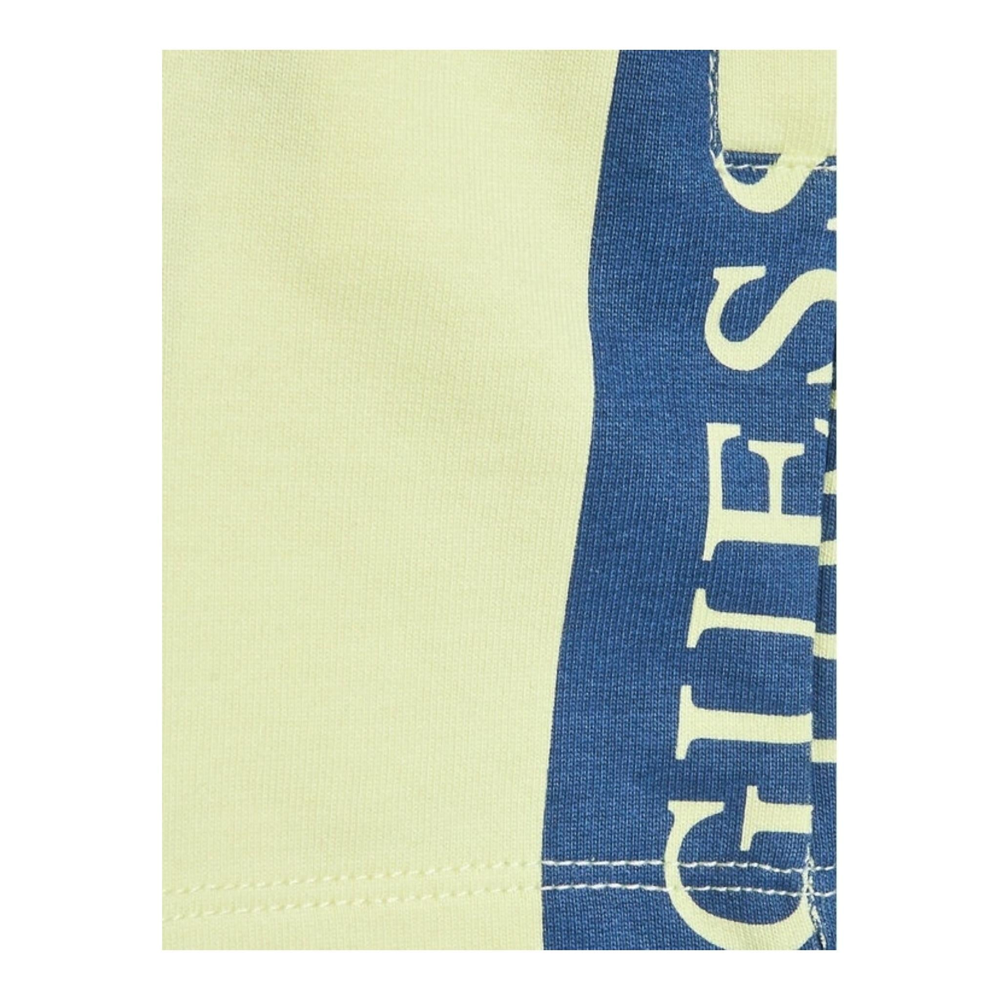 Guess Bermuda Tuta Tinta Unita con Logo per Neonato N3GD03KA6R0N GIALLO GUESS 