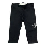 Calvin Klein Leggins Tinta Unita con Elastico In Vita per Bambina IN0IN00081 NERO CALVIN KLEIN 