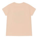 Guess T-Shirt Girocollo Tinta Unita con Stampa per Neonata K5RI06K6YW4 ROSA GUESS 