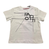 Cesare Paciotti T-Shirt Girocollo Tinta Unita con Stampa per Neonato TSP5165BX BIANCO CESARE PACIOTTI 