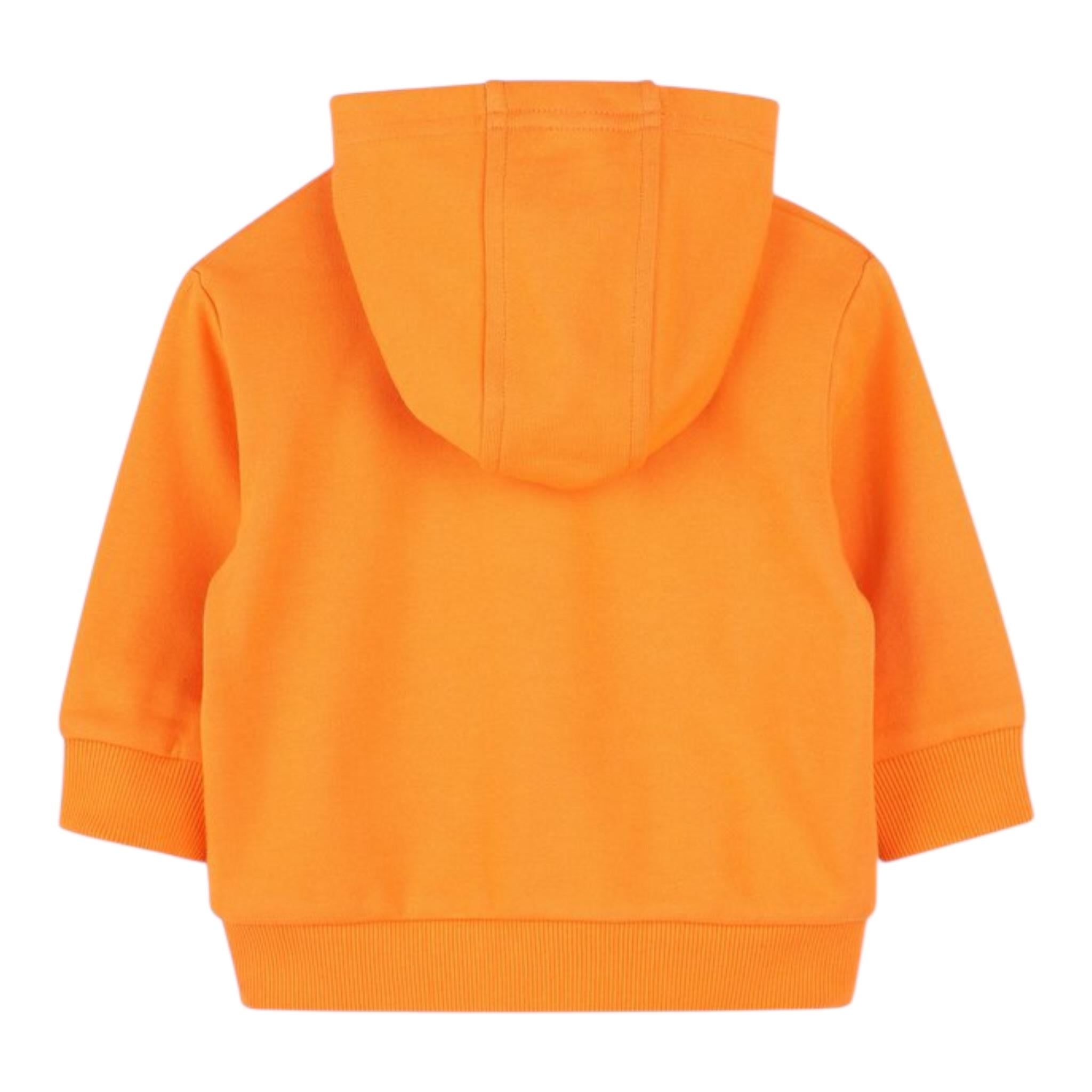 Timberland Felpa con Zip E Cappuccio Tinta Unita per Neonato T06487 ARANCIONE TIMBERLAND 