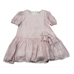 M+E' Abito Mezza Manica Fantasia A Righe per Neonata UE1820N BIANCO/ROSA M+E' 