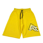 Dropseason2 Bermuda In Tuta Tinta Unita con Stampa per Bambino SS25K015 GIALLO DROPSEASON2 