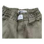 Manuel Ritz Bermuda Tinta Unita con Elastico In Vita per Bambino MR3118 VERDE MANUEL RITZ 