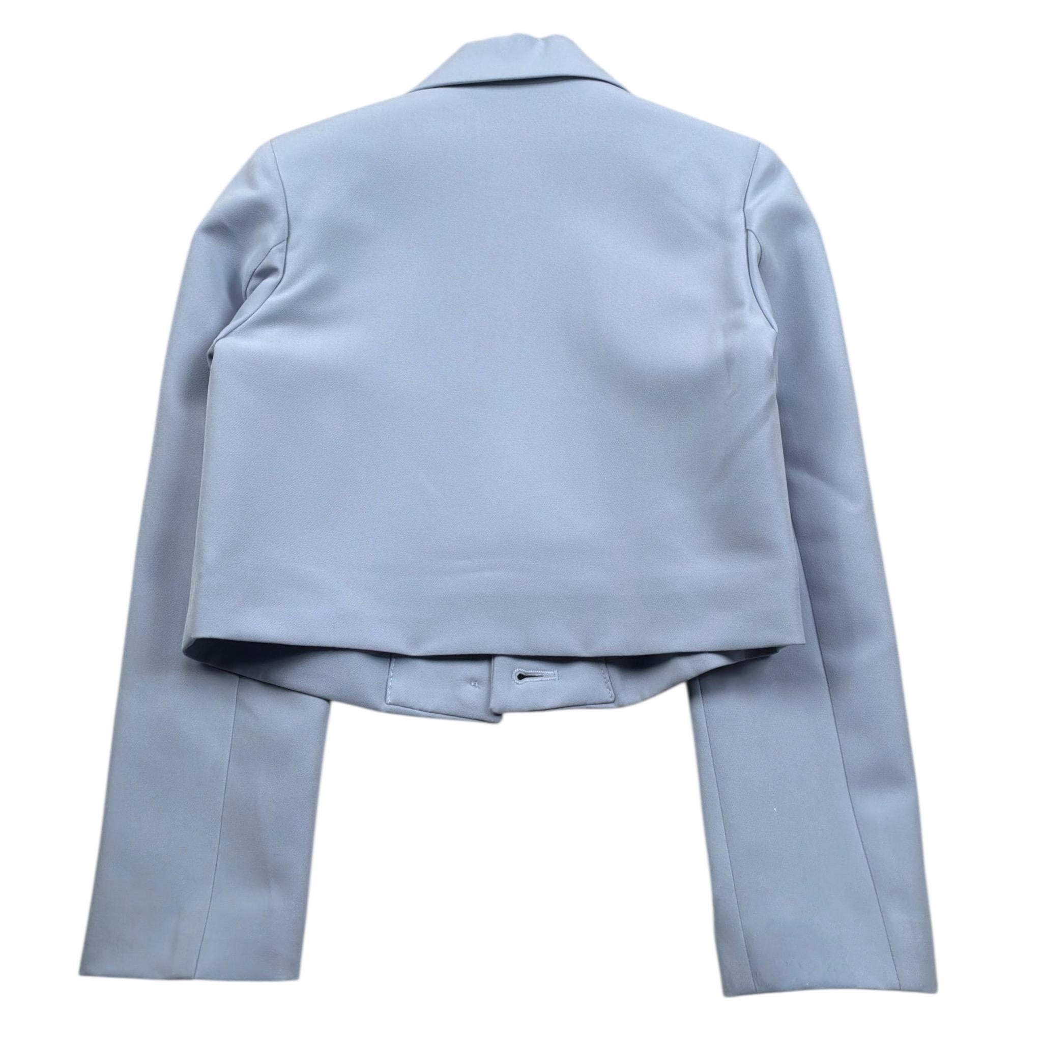 Vicolo Giacca Tinta Unita Crop per Bambina 3145JY00084 CELESTE VICOLO 