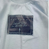 CESARE PACIOTTI shirt girocollo tinta unita con stampa Azzurro per Neonato TSP5371B AZZURRO CESARE PACIOTTI 