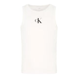 Calvin Klein Canotta Tinta Unita con Logo per Bambina IG0IG02435XX PANNA CALVIN KLEIN 