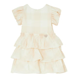 Liu Jo Abito Tinta Unita con Balze per Neonata KA5144 BEIGE LIU JO 