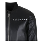 JOHN RICHMOND giubbino in ecopelle tinta unita con zip Nero per Neonato RIA24069GB NERO JOHN RICHMOND 