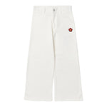 KENZO pantalone tinta unita modello palazzo Panna per Bambina K14275 PANNA KENZO 