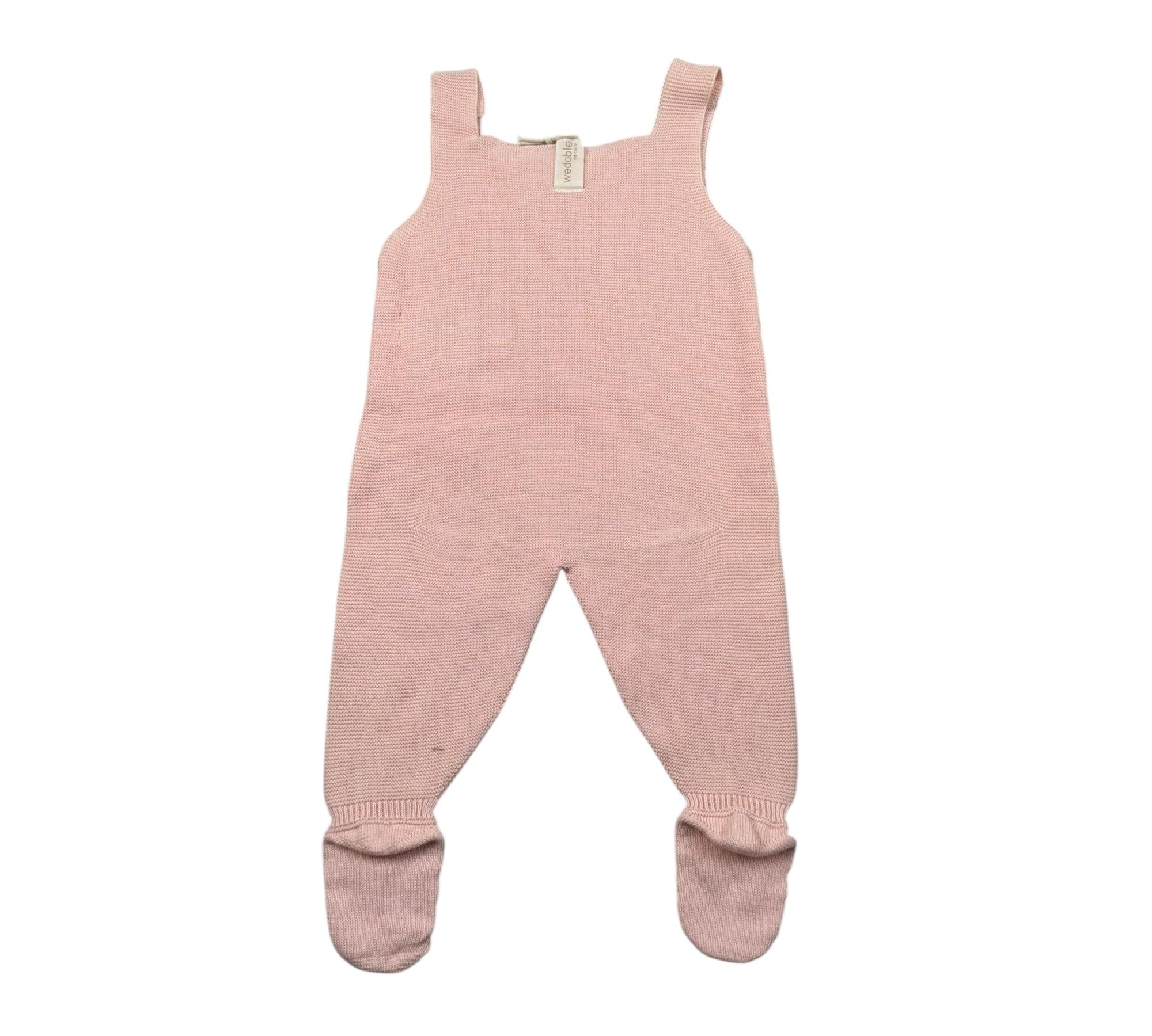 Wedoble Tutina Giromanica Tinta Unita per Neonata V2403310A ROSA WEDOBLE 