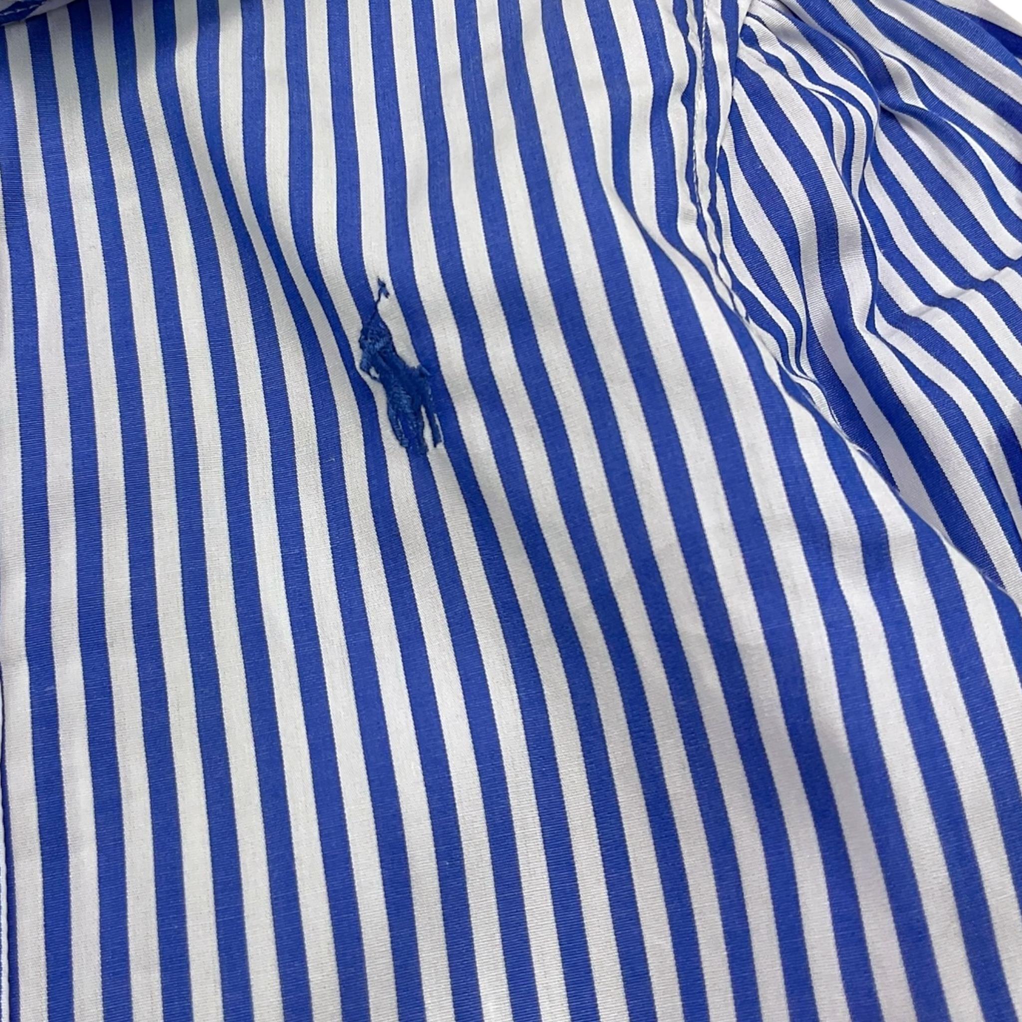 Ralph Lauren Camicia Bicolore con Fantasia A Righe per Bambino 312833159002 BIANCO/AZZURRO RALPH LAUREN 